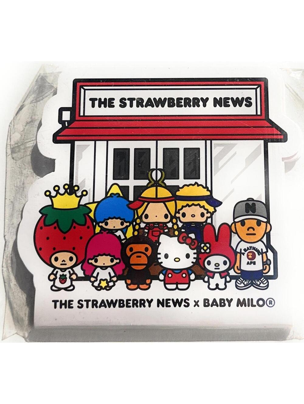The Strawberry News x Baby Milo Collaboration Memo Pad